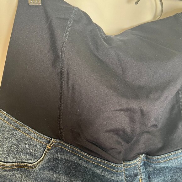 Isabel Maternity Skinny Bootcut Over the Belly Panel Denim Jeans - Picture 2 of 10